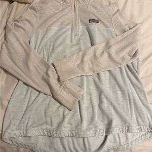 Vineyard Vines Women's Gray Quarter-Zip Top